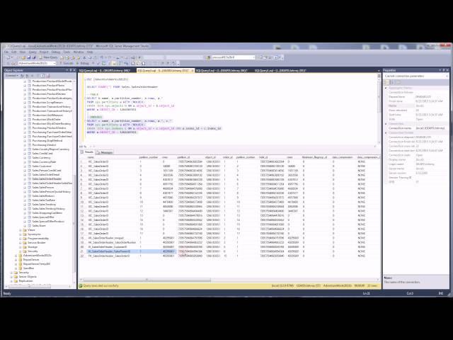 MSSQL - How to use Table Partitioning for Big Data Tutorial