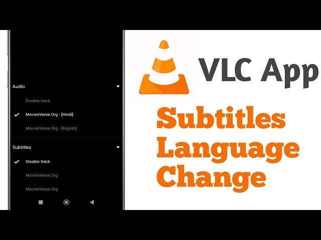 how to change subtitles language in vlc media player mobile app