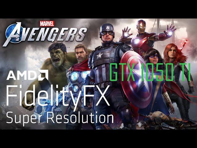 Marvel's Avengers | FidelityFX Super Resolution | GTX 1050 ti | FSR