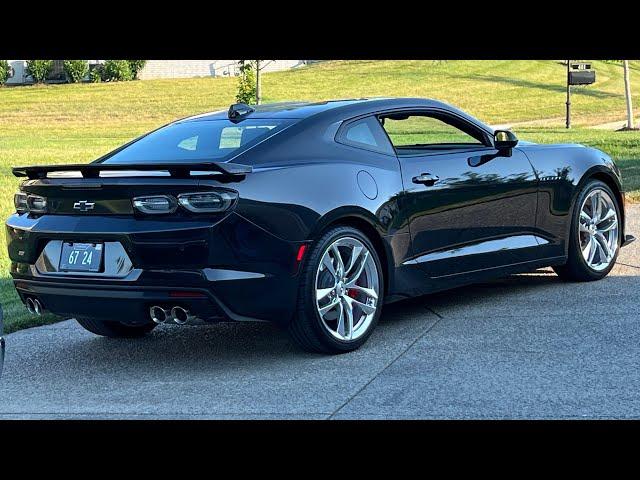 New! 2024 Camaro SS Panther Collector Edn Polished Wheels! First Walk Around Panther Black Metallic