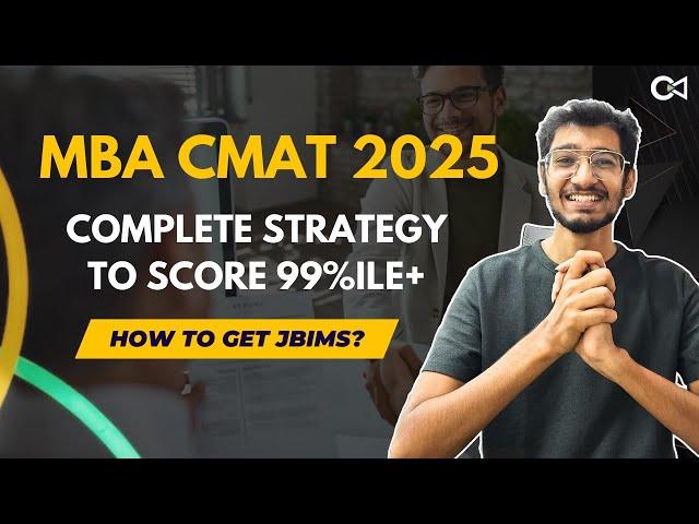 CMAT 2025 Strategy | FULL CMAT Study Schedule | Crack Every Test