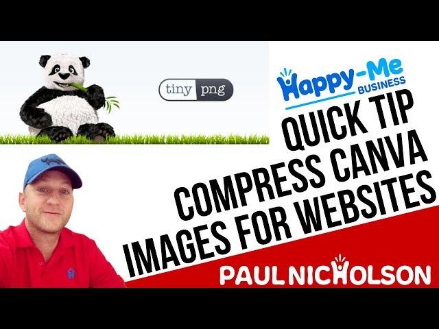 Compress Canva Images Before Uploading To Your Website - TinyPNG Introduction