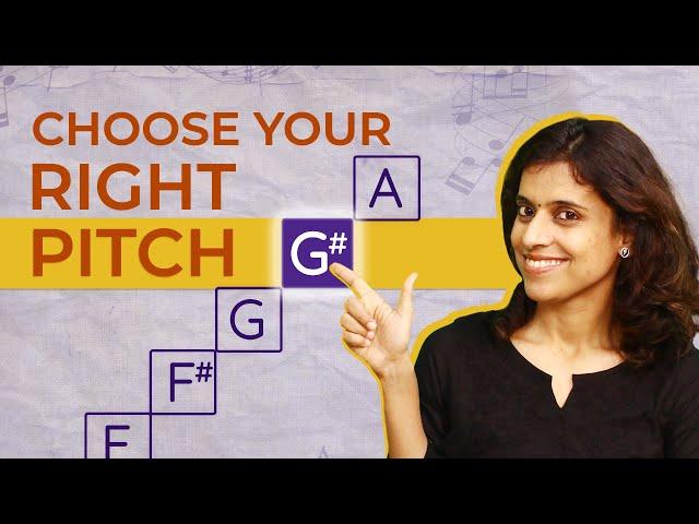 How to choose your pitch for singing? | Pratibha Sarathy