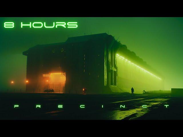 PRECINCT [8 HOURS] - Blade Runner Ambience - Atmospheric Cyberpunk Ambient Music (NO ADS)
