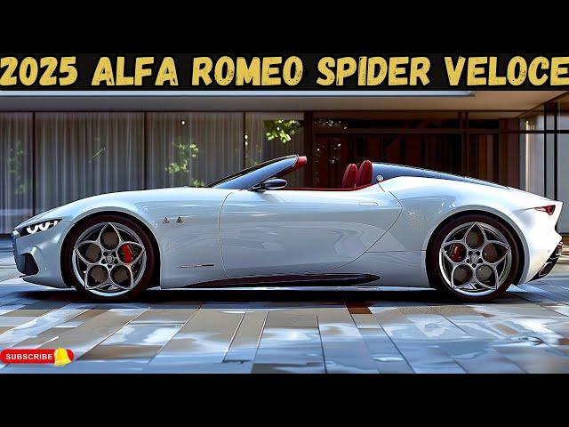 FIRST LOOK | 2025 Alfa Romeo Spider Veloce - Is This the Best Convertible Ever?