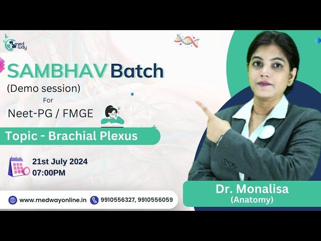 Anatomy - Demo Session "सम्भव" For NEET-PG & FMGE