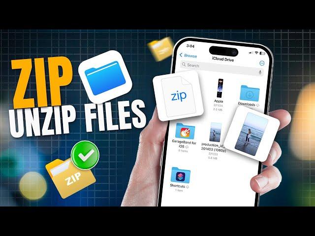 How To ZIP And UNZIP Files On iPhone | Extract Or Compress Files