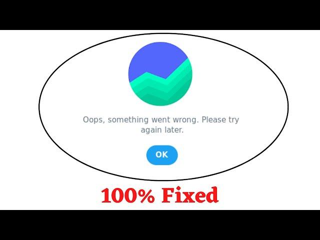 Fix Groww Oops Something Went Wrong Error. Please Try Again Later Problem Error Solved