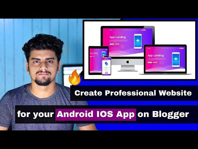 Create a App Website on Blogger | Best Templates To Create Professional Website For App On Blogger