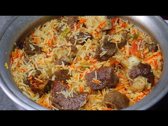 Bade Ke Gosht Ki Biryani Dilli 6 Style | Degh Jaisi Biryani | Purani Dilli Achari Biryani