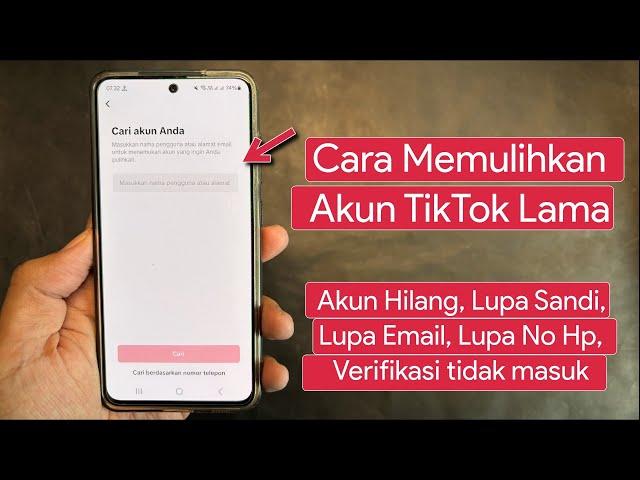 Cara Memulihkan Akun TikTok Lama