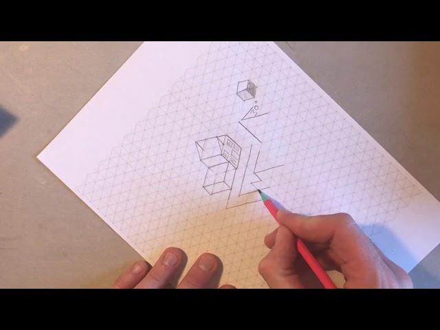 KS3 D&T How use isometric paper- 3D city