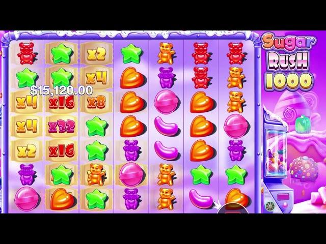 INSANE !! MAX WIN ON NEW SUGAR RUSH 1000 SUPER BONUS