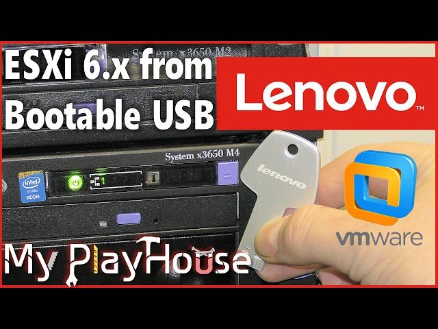 Installing ESXi 6.x from a Bootable USB, to a USB on Lenovo x3650 M4 - 479