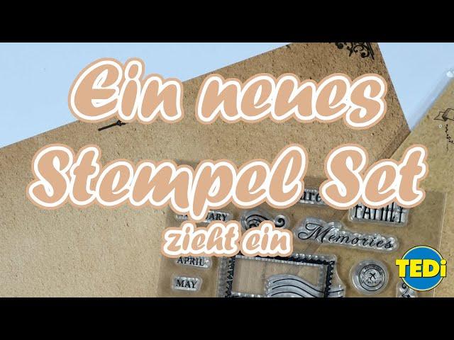 Ein neues Stempel Set zieht ein oder nicht || Tedi || Test