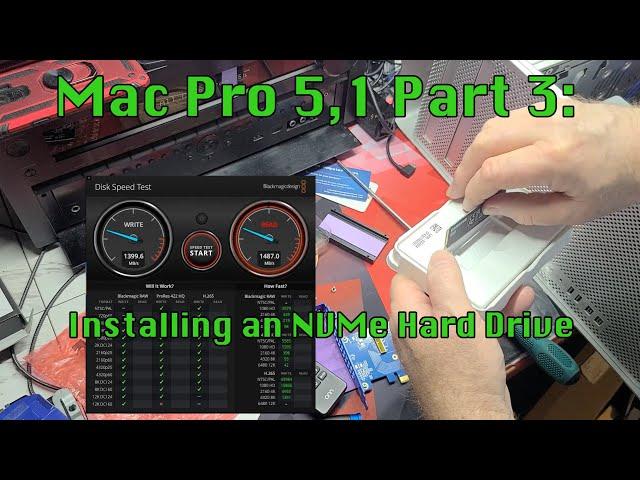 Mac Pro 5,1 Part 3: Let’s Install an NVMe Drive