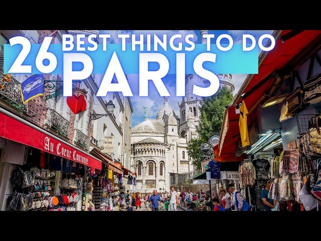 Best Things To Do in Paris France 4K