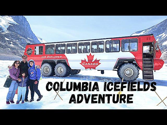 Columbia Icefield Glacier Adventure | Athabasca Glacier | Columbia Icefield Skywalk | Travel Vlog 4K