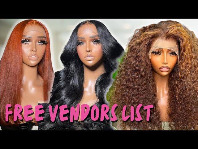 3 DROPSHIPPING WHOLESALE VENDORS FOR HAIR (No license needed) | Free Hair Vendors List 