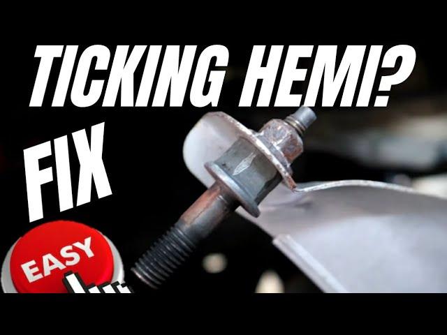 5.7 Hemi Ticking/Knocking Exhaust Manifold Leak Repair.