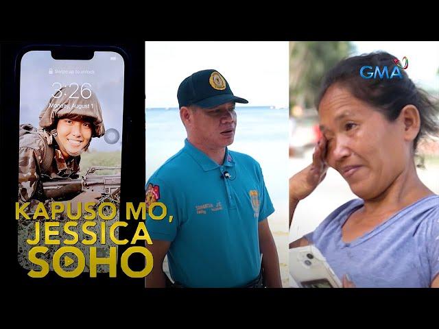 GINANG SA BORACAY, NAKAPULOT NG CELLPHONE HABANG NANGHUHULI NG ALIMANGO | Kapuso Mo, Jessica Soho