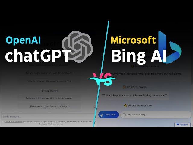 Is Bing AI better than OpenAI Chatgpt? - chat GPT 4 demo