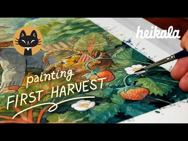 First Harvest - Watercolor Painting