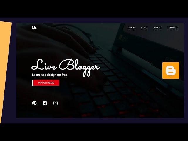 How To Add A Custom Homepage To Your Blogger Website - Live Blogger