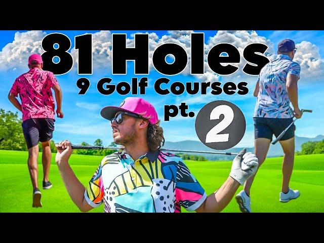 Extreme Golf Challenge: 9 Holes at 9 Courses in 1 Day pt. 2 ️‍️