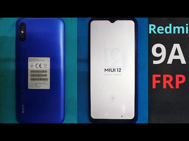 Redmi 9A | frp bypass | miui 12