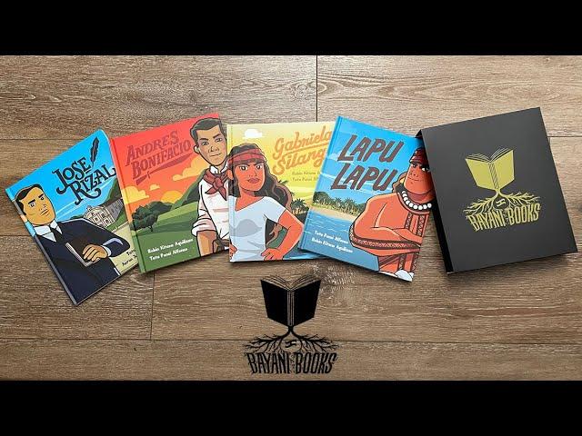 Bayani Book Bundle   Lapulapu, Gabriela Silang, Jose Rizal and Andres Bonifacio