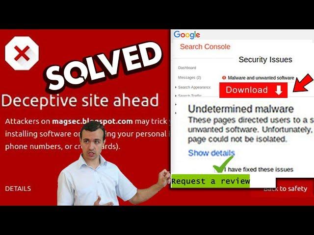 How to solve Deceptive site ahead Error in your website? [STEP BY STEP] ️