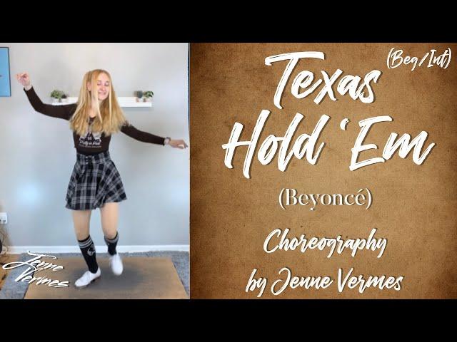 TEXAS HOLD EM (Beyoncé) - TAP DANCE COVER (Beginner Version) - Choreography by Jenne Vermes