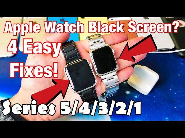 Apple Watch: How to Fix Black Screen (Display Won't Turn On) 4 Easy Fixes!