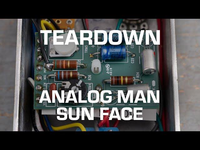 Analog Man Sun Face Teardown! See what's inside!