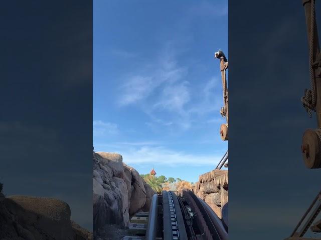 Front row POV of Seven Dwarfs' Mine Train. Located in Fantasyland, Magic Kingdom, #disneyworld 