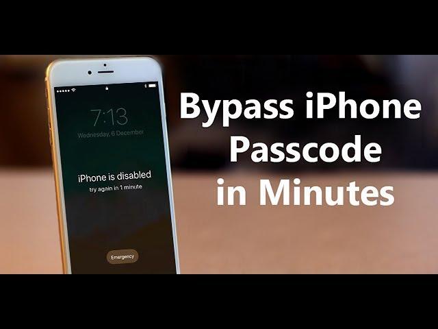 Forgot iPhone Passcode or iPhone is Disabled？How to Unlock it without iTunes?