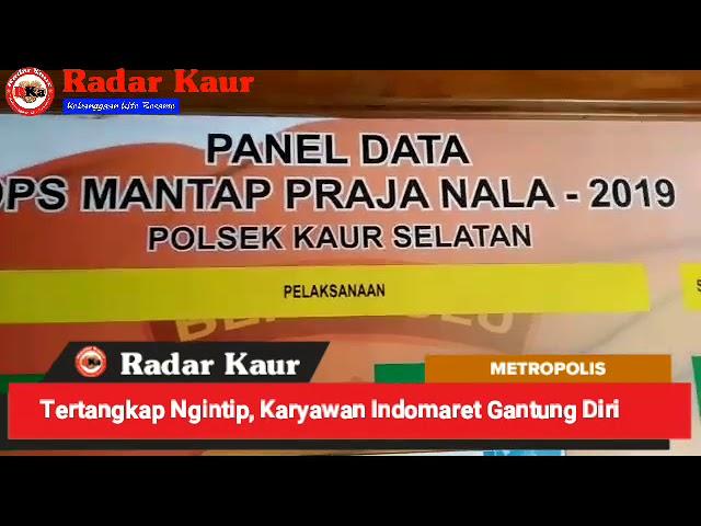 Tertangkap Ngintip, Karyawan Indomaret Gantung Diri