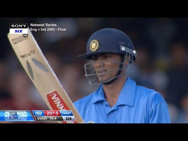 Match Winning Knock | M Kaif 87*(75) vs England 2002 Finals ( Ball by Ball )