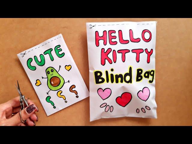 Blind bag Paper Tutorial  How I make blind bag paper