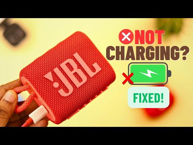 How to Fix a JBL Go 3 That's Not Charging!