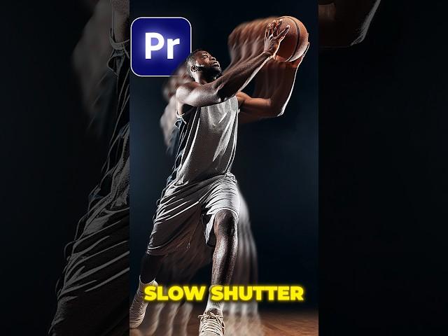 How to Make SLOW SHUTTER Effect in Premiere Pro #premierepro
