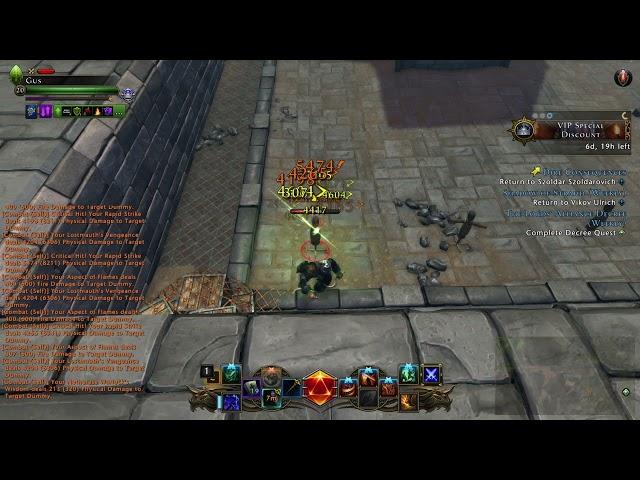 Neverwinter Testing ICD and Tenebrous with Band of Air (painful to watch)