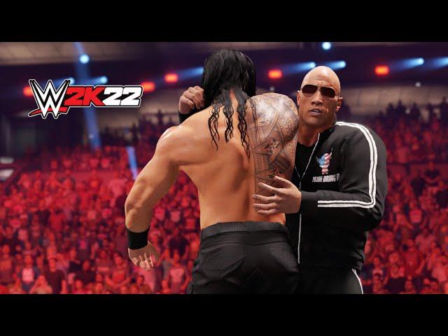 WWE 2K22 - The Rock ROCK BOTTOM Compilation!!