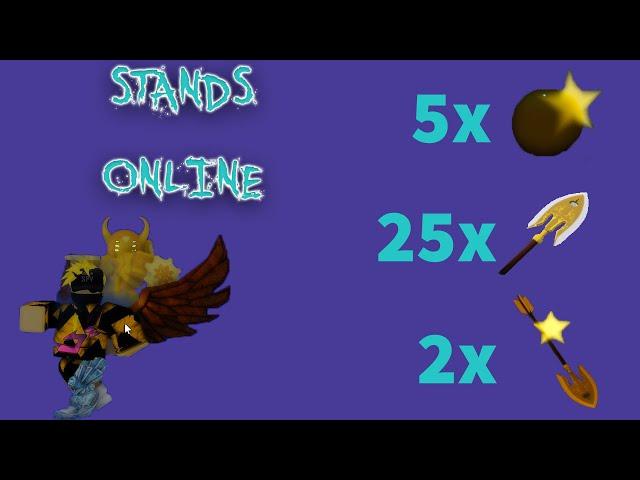 Using 25 Requiem Arrows, 5 Golden Eggs, 2 Refined Arrow to get  good stand! | Stands Online | ROBLOX