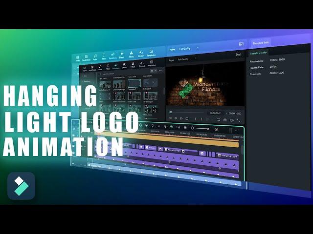 FILMORA hanging light animation EFFECT