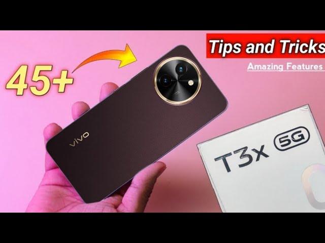 VIVO T3X 5g Top 45+ Special Features || Tips & Tricks|| Hidden Features 