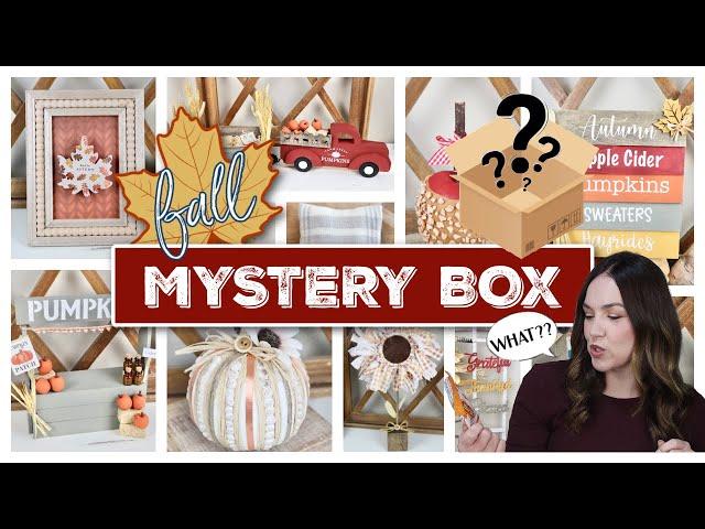 10 NEWFALL DECOR DIYS MADE FROM MYSTERY ITEMS | FALL MYSTERY BOX CHALLENGE