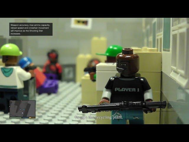 LEGO GTA 5 - Миссия на Грув-стрит