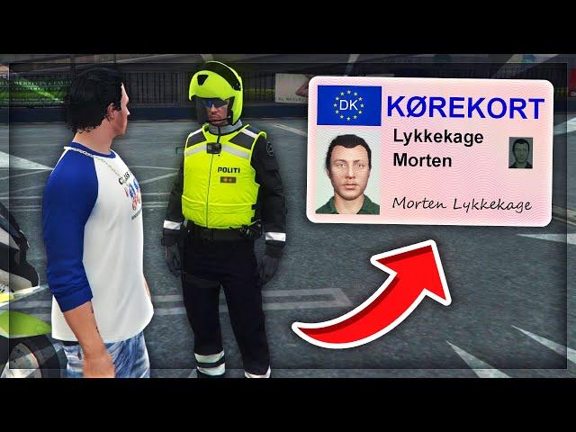 Morten får FRAKENDT sit KØREKORT... - DANSK GTA 5 RP FIVEM